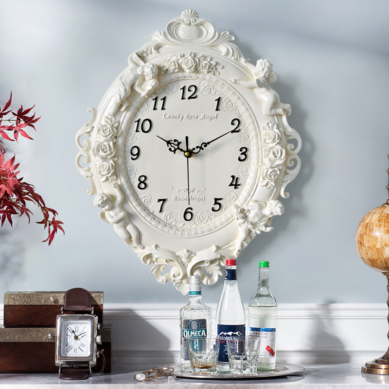 European Angel Wall Clock Livi - Resin Art Clock review and price
