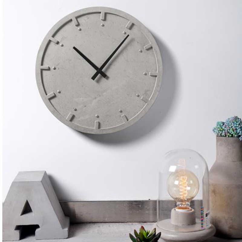 Circular concrete wall clock s - Resin Art Clock review and price