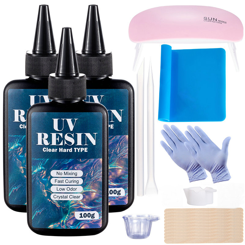 100g/250g Clear UV Resin Hard  - Resin Art Uv review and price