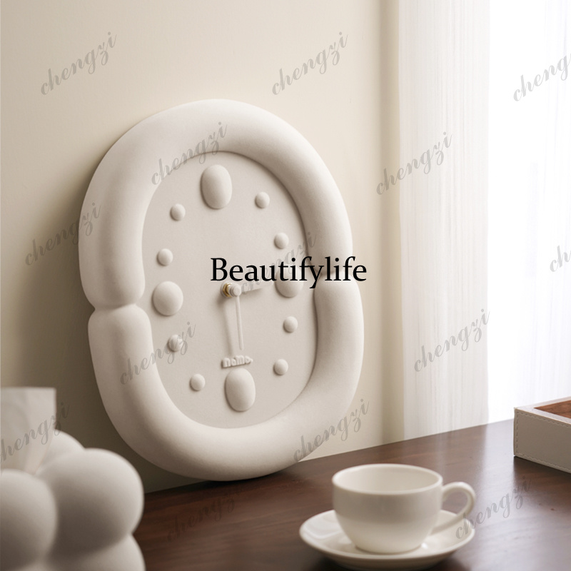 Silent Aesthetic Wall Clocks L - Resin Art Clock review and price