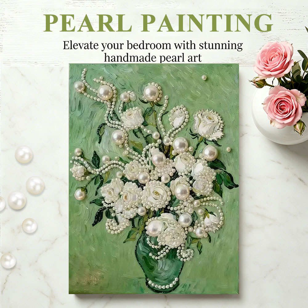 Huacan DIY Pearl Art Painting  - Resin Art For Rose review and price