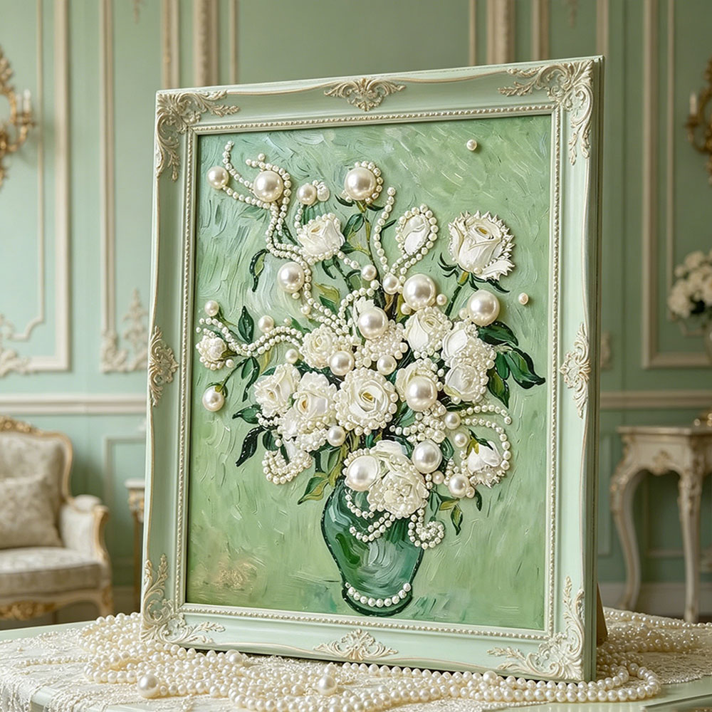 Huacan DIY Pearl Art Painting  - Resin Art For Rose review and price